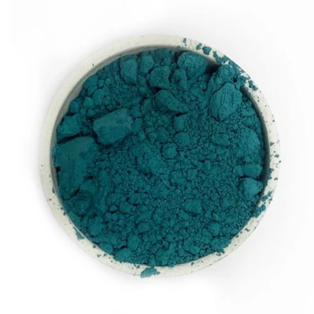 Keramisk glasyr Färger Peacock Green